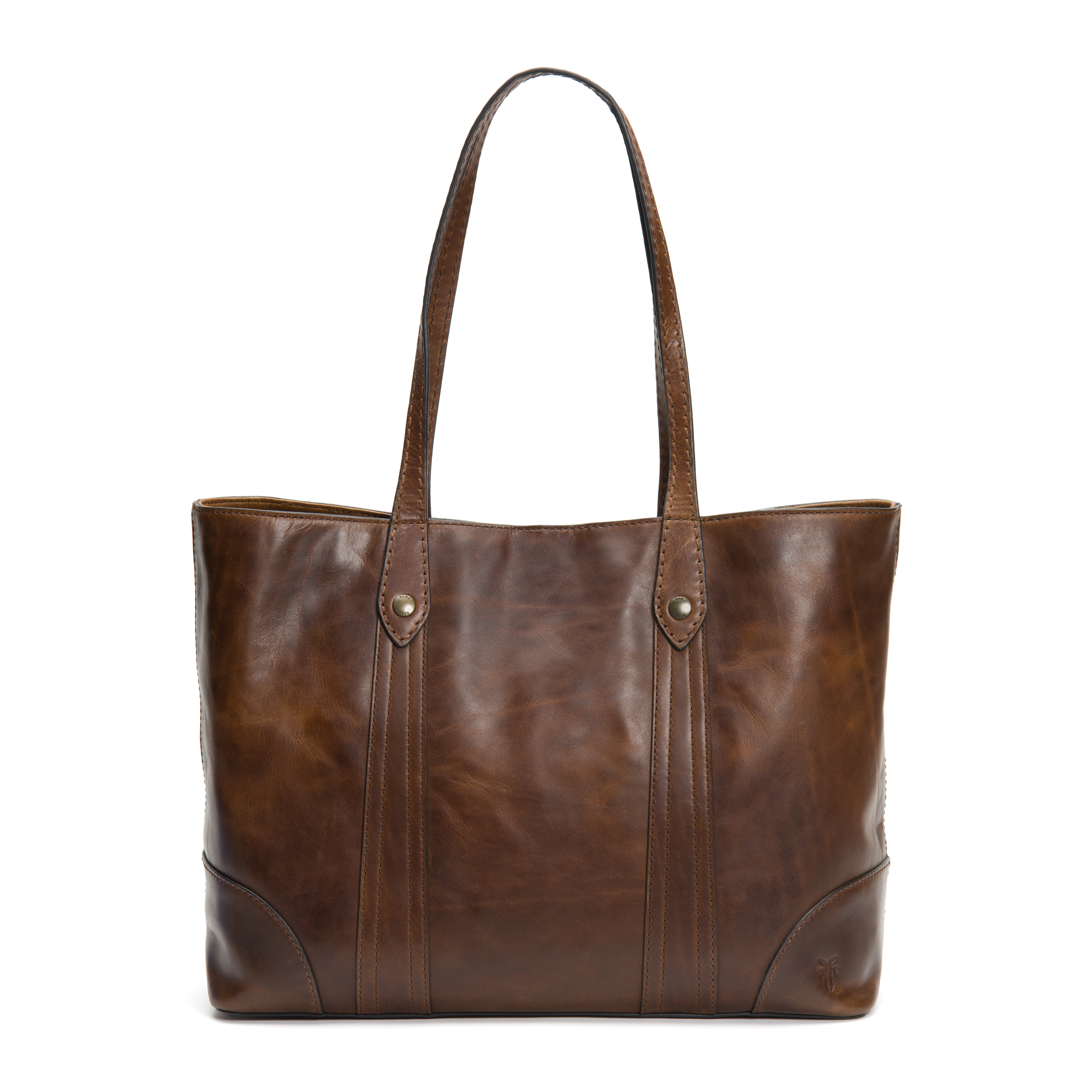 Frye Elaine Vintage Leather Satchel Bag in Brown | Lyst